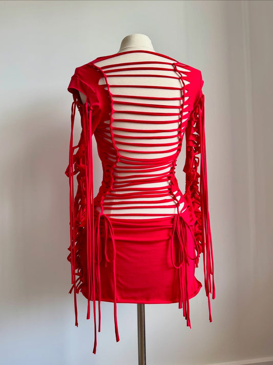 Long Sleve Mini Dress - Made to order